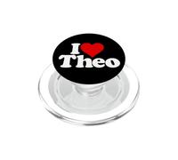 J'aime Le CŒUR Theo Theodore PopSockets PopGrip pour MagSafe