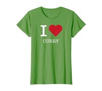 J'aime Le Curry, J'adore Le Curry T-Shirt, Femme, Herbe, 3XL