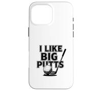 J'aime Le Design rétro Amusant de balles et de Putter de Golf Big Putts Coque pour iPhone 16 Pro Max