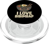 J'aime Le Dessin animé Bibimbap Les Amateurs de K-Food adorent la Cuisine coréenne PopSockets PopGrip pour MagSafe