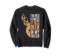 J'aime Le Fitness, Le Fitness, la Chasse aux Cerfs dans Mon t-Shirt de congélation Sweatshirt