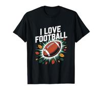 J'aime Le Football, l'automne quitte Le Sport T-Shirt Graphique avec Valeur