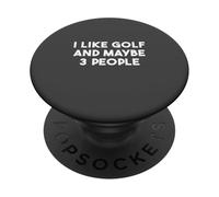 J'aime le golf, ton trou est mon objectif, bien sûr, sois avec toi PopSockets PopGrip Adhésif
