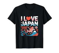 J'aime Le Japon Torii Koi Sakura Mont Fuji T-Shirt Graphique avec Valeur