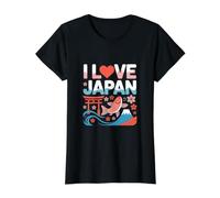 J'aime Le Japon Torii Koi Sakura Mont Fuji T-Shirt Graphique avec Valeur