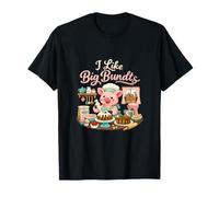 J'aime Le Jeu de Mots Big Bundts Country Farm Pig Baker T-Shirt