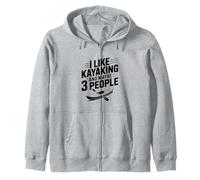 J'aime Le Kayak et Peut-être 3 Personnes Sweat à Capuche