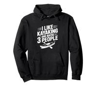 J'aime Le Kayak et Peut-être 3 Personnes Sweat à Capuche