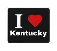 J'aime Le Kentucky Tapis De Souris Antidérapant Tapis De Souris Gaming Petit Mouse Pad pour Travail Maison Bureau 25X30Cm