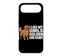 J'aime Le mème du Chien Golden Retriever doré et Poilu de Mes Filles Coque pour iPhone Air