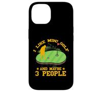 J'aime Le Mini Golf et Peut-être 3 Personnes Coque pour iPhone 14