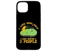 J'aime Le Mini Golf et Peut-être 3 Personnes Coque pour iPhone 15 Plus