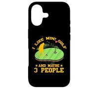 J'aime Le Mini Golf et Peut-être 3 Personnes Coque pour iPhone 17