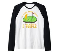 J'aime Le Mini Golf et Peut-être 3 Personnes Manche Raglan
