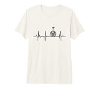 J'aime Le monocyclisme Ligne d'impulsion monocycliste T-Shirt Haut de Gamme