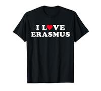 J'aime le nom Erasmus correspondant à ma petite amie et à mon petit ami Erasmus T-Shirt