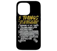 J'aime Le passionné de Restauration Automobile Guy Hot Rod Mechanic Coque pour iPhone 14 Pro Max
