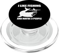 J'aime Le Poisson et Peut-être 3 Personnes, Papa pêcheur drôle PopSockets PopGrip pour MagSafe