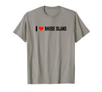 J'aime Le Rhode Island - Heart Travel Trip, Vacances et Vacances T-Shirt