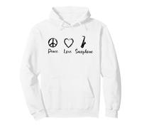 J'aime Le Saxophone Sweat à Capuche