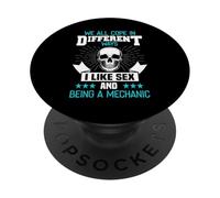 J'aime Le Sexe et être mécanique PopSockets PopGrip Adhésif