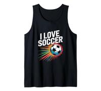 J'aime Le Soccer, Vibrant Ball Passion Débardeur