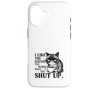 J'aime Le Son Que tu Fais avec Funny Cat Saying Meme Coffee Cats Coque pour iPhone 16