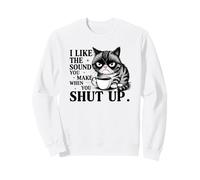 J'aime Le Son Que tu Fais avec Funny Cat Saying Meme Coffee Cats Sweatshirt