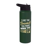 J'aime le son que tu fais quand tu te taises Stainless Steel Insulated Water Bottle