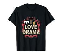 J'aime Le théâtre Dramatique et la Performance d'acteur T-Shirt Graphique avec Valeur