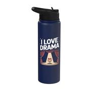 J'aime le théâtre dramatique et l'expression scénique Stainless Steel Insulated Water Bottle