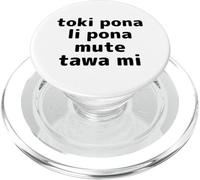 J'aime Le TOKI PONA, Langue construite Idéolangue Linguisme PopSockets PopGrip pour MagSafe