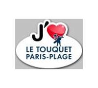 J'aime Le Touquet-Paris-Plage (15x11cm) - Sticker/Autocollant
