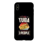 J'aime Le Tuba et Peut-être 3 Personnes Coque pour iPhone XS Max