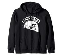 J'aime Le vélo, Le Cyclisme, l'esprit d'aventure Sweat à Capuche