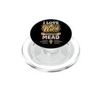 J'aime Le vin et Le Miel - Délicieux Hydromel - Drôle de PopSockets PopGrip pour MagSafe