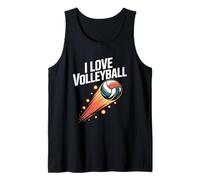 J'aime le volley-ball, un esprit de jeu passionné Débardeur