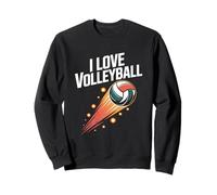 J'aime le volley-ball, un esprit de jeu passionné Sweatshirt
