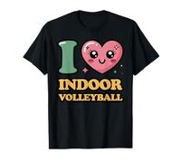 J'aime Le Volleyball d'intérieur T-Shirt