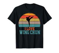 J'aime Le Wing Chun Formation Coach Chasseur Arts Martiaux T-Shirt