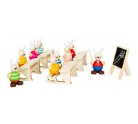 J'aime L'école ! - Jouet D'imitation En Bois - Classe Avec Tableau