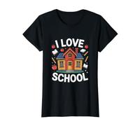 J'aime l'école, Une éducation enthousiaste et Amusante T-Shirt Graphique avec Valeur