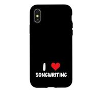 J'aime l'écriture de chansons - Chantez, chantez, Musique, Paroles, auteur-compositeur, écrivez Coque pour iPhone X/XS