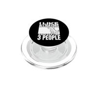 J'aime Les Alligators et Peut-être Un Alligator drôle pour 3 Personnes PopSockets PopGrip pour MagSafe