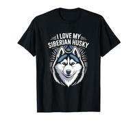 J'aime Les Amoureux de Mes Chiens Husky sibériens T-Shirt