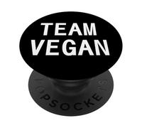 J'aime Les Animaux et Je ne Les Mange Pas. L'équipe végétalienne Love PopSockets PopGrip Adhésif