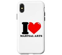 J'aime Les Arts Martiaux Coque pour iPhone X/XS