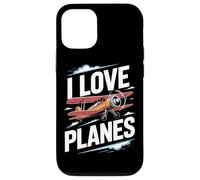 J'aime les avions Vintage Aircraft Passion Coque pour iPhone 12/12 Pro