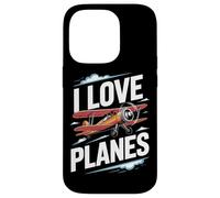 J'aime les avions Vintage Aircraft Passion Coque pour iPhone 14 Pro