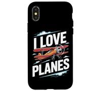 J'aime les avions Vintage Aircraft Passion Coque pour iPhone X/XS
